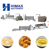 Breakfast cereals extrusion wheat corn flakes making machine