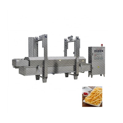 Electric Chicken nuggets Continuous Frying Machine continuous frying machine for spring roll/egg falafel/chicken nuggets